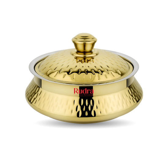 Safari Hammered Gold Casserole (RU1018)