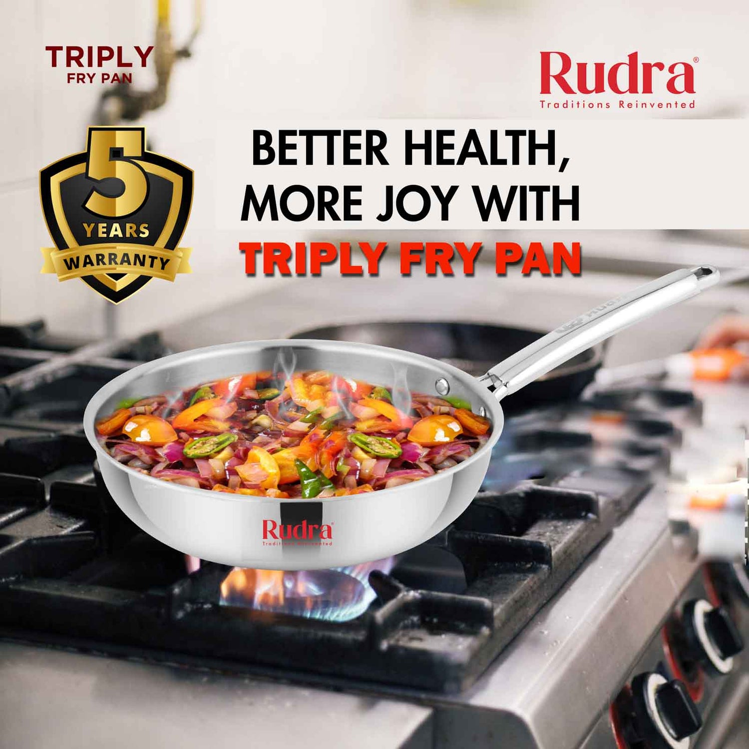 Triply frypan