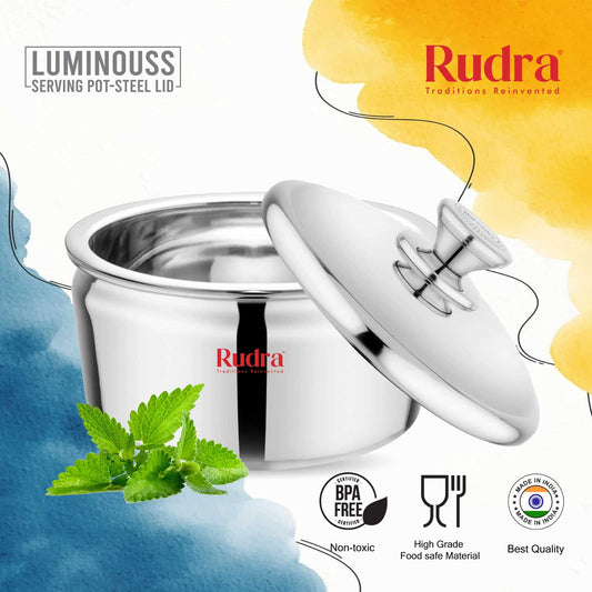 Luminous Steel Serving Pot (RU1026)