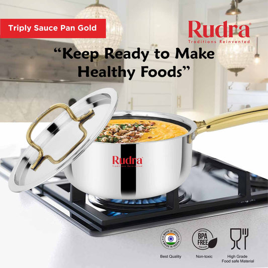 Triply Gold Saucepan (RU3036)