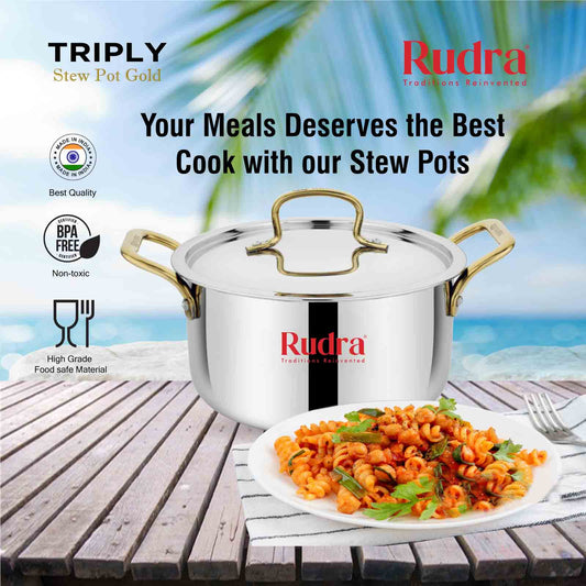 Triply Stew Pot Gold (RU9004)