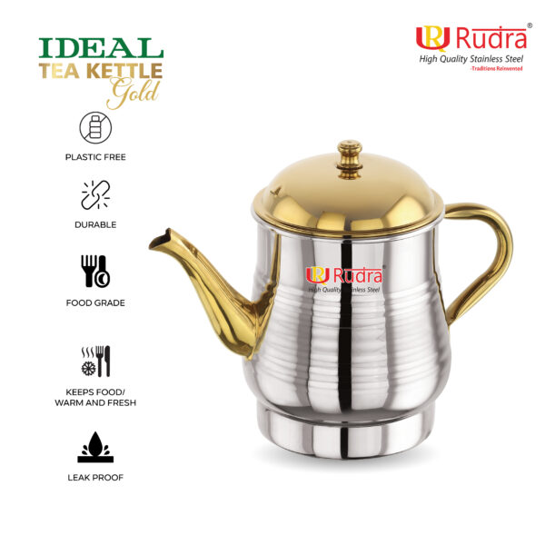 Ideal Tea Kettle Gold